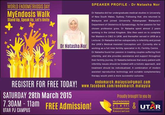 Speaker -Dr Natasha Ain Mohd Nor
